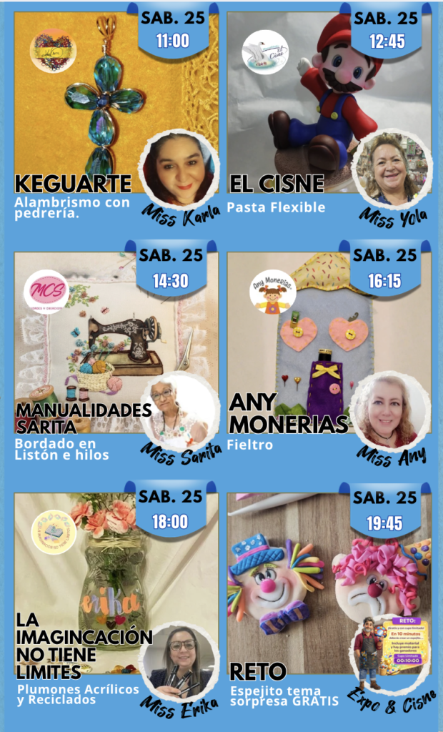 Seminarios Vip Sabado Naucalli, aprende DIY con los Expertos